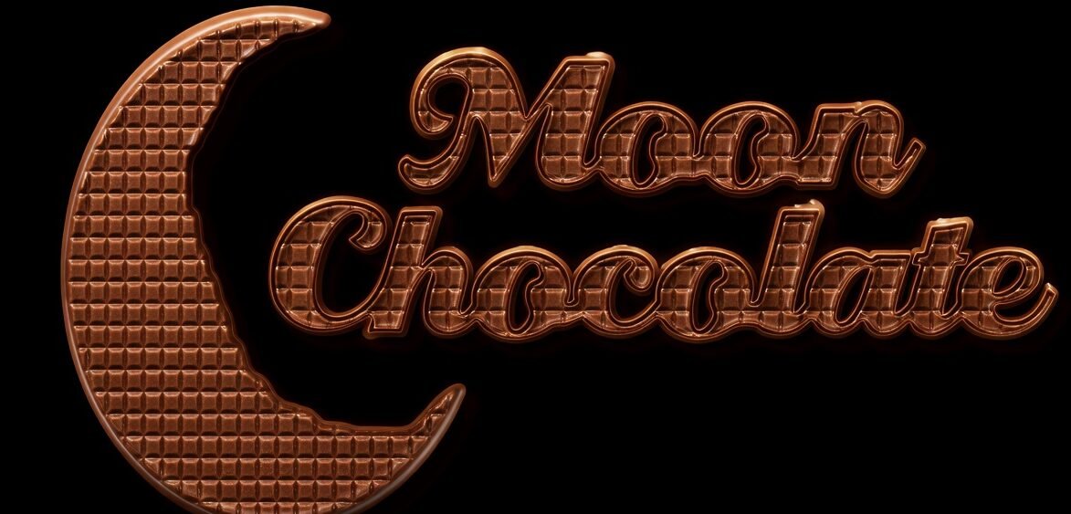 moon chocolate bar